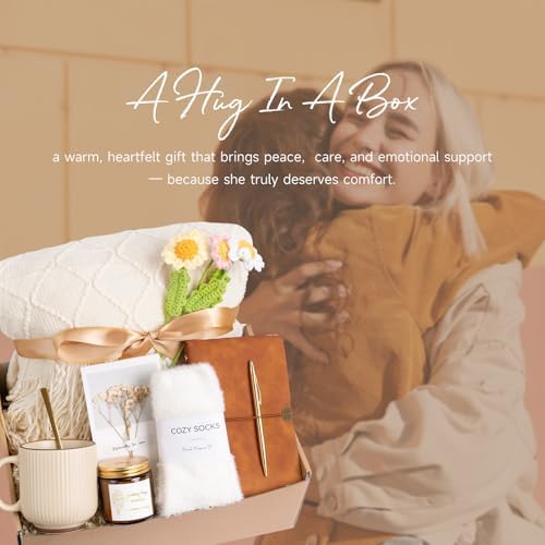 Get Well Soon Self Care Gift Basket for Women, Teacher Appreciation