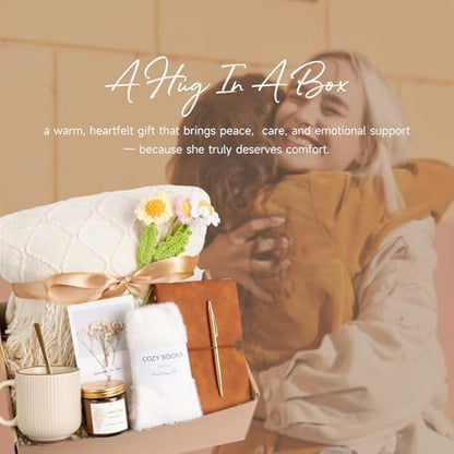Get Well Soon Self Care Gift Basket for Women, Teacher Appreciation