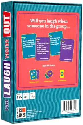 You Laugh You're Out | Charades Party Card Game for Adults & Teens