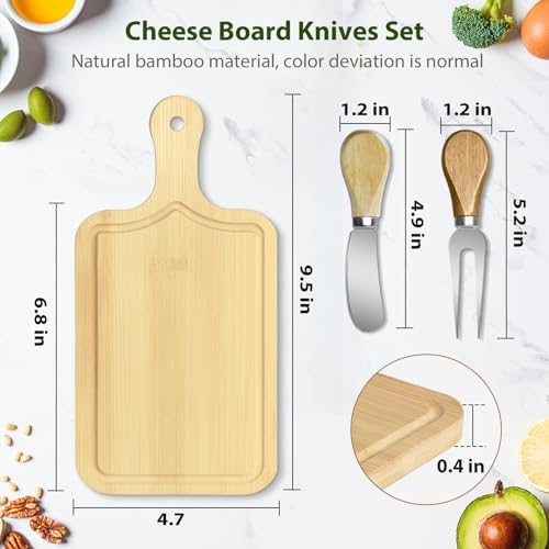 12 Sets Bridal Shower Game Prizes, Mini Charcuterie Boards, Bamboo