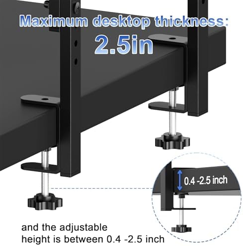 Spacrea 2 Tier Clamp on Desk Shelf