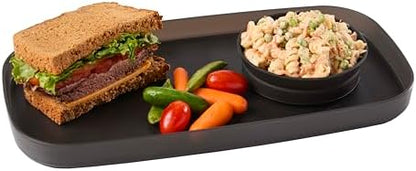 madesmart Dipware Appetizer Plate, Carbon