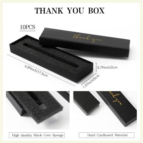 PerKoop 10 Sets Thank You Gifts, Appreciation Pens with Boxes for Men