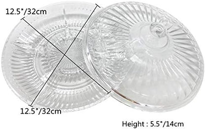 Creative Acrylic Multifunctional Party Snack Tray with Lid,Serving