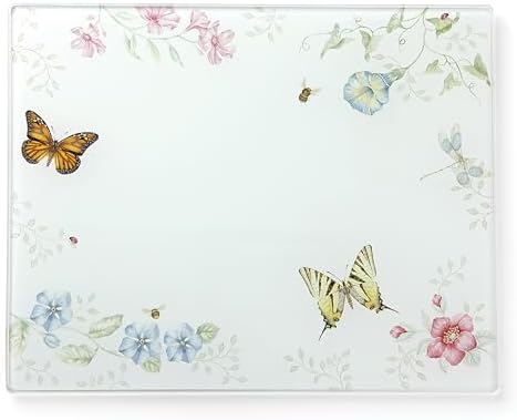 Lenox Butterfly Meadow Large Glass Cutting Board