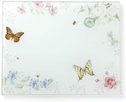 Lenox Butterfly Meadow Large Glass Cutting Board