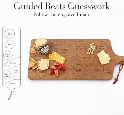 Mud Pie Charcuterie Serving Board, Wood Cheese Board