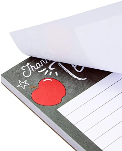 4-Pack Teacher Notepad Sets for Classroom Gifts, Professor