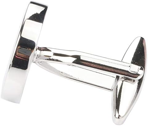 Mens Classic Stainless Steel Initial Cufflinks 26 Alphabet Initial