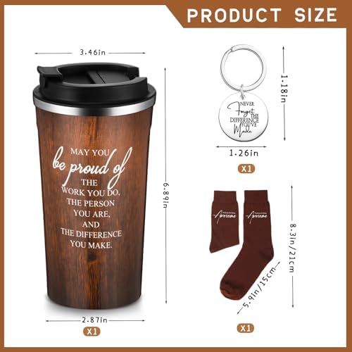 Roshtia 3 Sets Thank You Gift for Men Employee Appreciation Gift Set