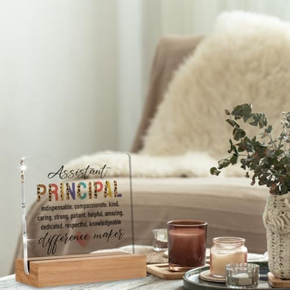 Assistant Principal Appreciation Gifts for Women Men, Thank You Gifts