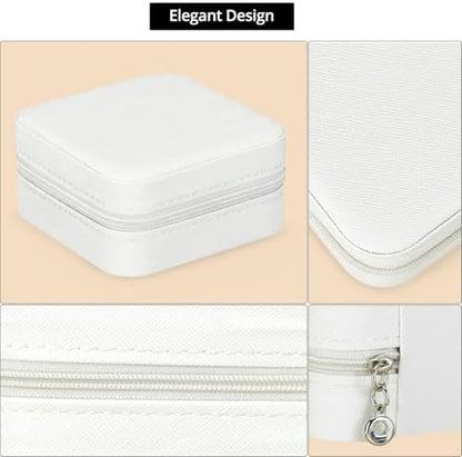 QWORK Travel Jewelry Case - 6 Pack Small Jewelry Travel Organizer Box