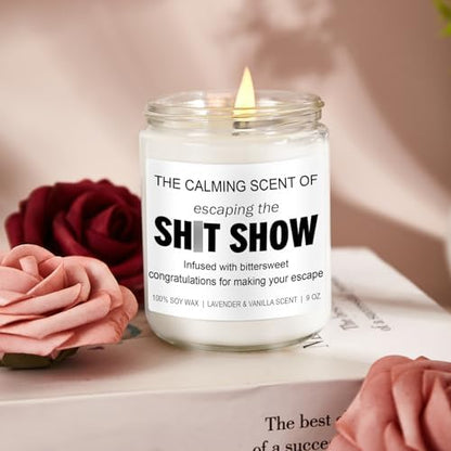 Younift Sarcastic Candles, Going Away, Goodbye, Farewell Gifts for
