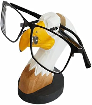 Red Dollar Handmade Wood Carved Animal Eyeglass Holder, Cute