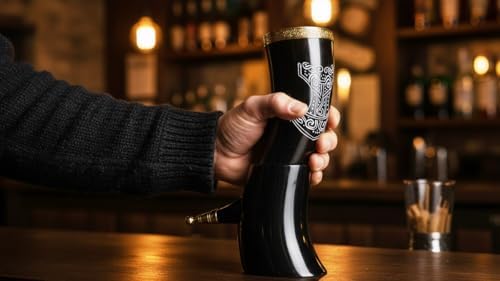 Viking Drinking Thor Horn Mugs | Cups for Wine Beer Vikings Style Gift