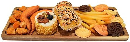 Rectangular Acacia Wood Trays 14 x 5.5 inch Perfect for Charcuterie