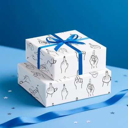 WRAPAHOLIC Adult Wrapping Paper Roll - Mini Roll - 17 Inch x 16.5 Feet