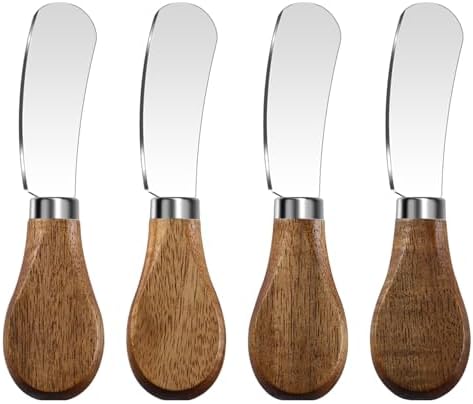 Butter Knife Spreader, Cheese Spreader Knives Set of 4, Stainless