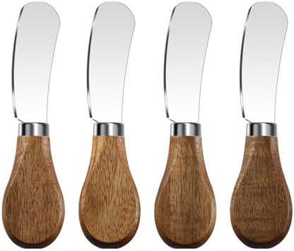 Butter Knife Spreader, Cheese Spreader Knives Set of 4, Stainless