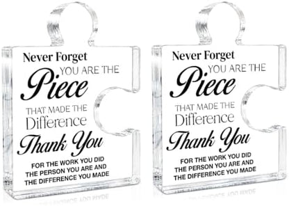 Thank You Gifts Bulk for Coworkers Women Men Boss Teacher, Set of 2