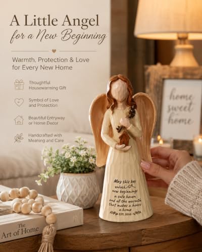 Housewarming Gifts New Home, Guardian Angel Figurine for New