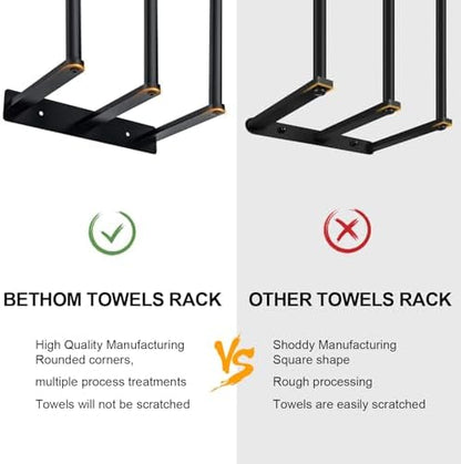 Bethom Towel Racks for Bathroom, Towel Storage Holder Space Saving