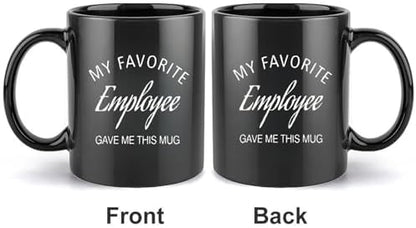 Mecai Funny Boss Coffee Mug For Men, Black