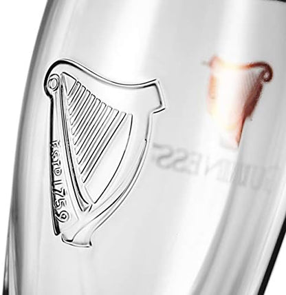 Guinness Gravity Official Beer Pint Glass | Large 20oz Pints Drinking