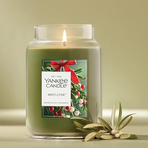 Yankee Candle Mistletoe Scented Candle, 22oz Large Jar