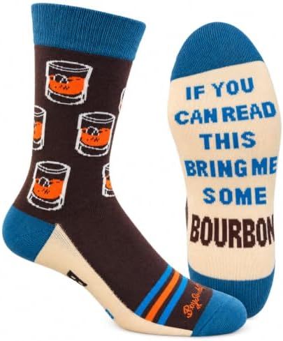If You Can Read This Bring Me Some Bourbon Men's Socks | Bourbon Gift