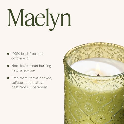 LA JOLIE MUSE Starlit Fir Pine Scented Candles for Home, Soy Wax 40