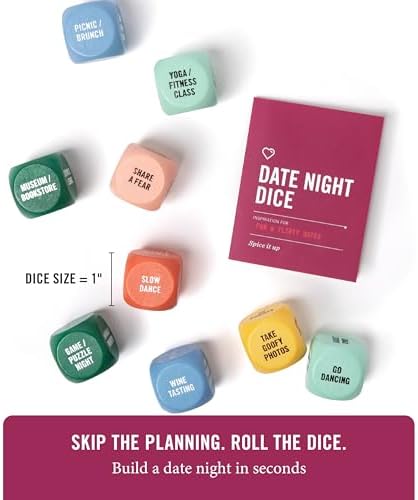 Two Tumbleweeds Date Night Dice – Date Ideas for Couples – Set of 9
