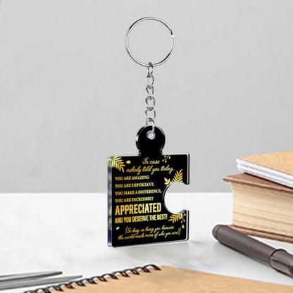 Team Appreciation Gifts Bulk Thank You Keychains for Coworkers