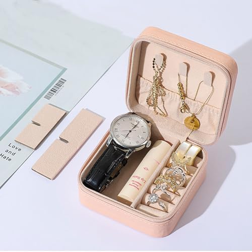 Travel Jewelry Case 2 Pack Mini Travel jewelry Box Portable Organizer
