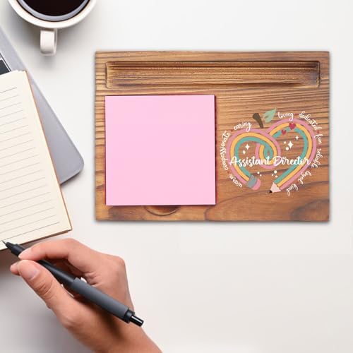 Assistant Director Sticky Note Holder, Inspirational Desk Organizer