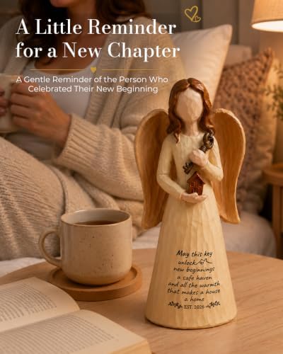 Housewarming Gifts New Home, Guardian Angel Figurine for New