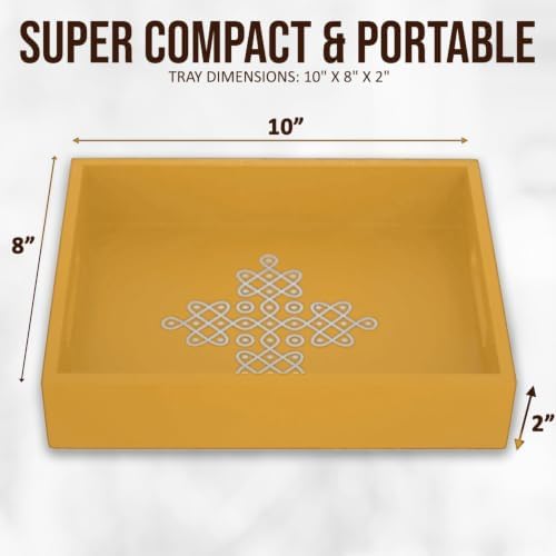 Coffee Table Tray with Handles, Return Gifts for Pooja, Return Gifts