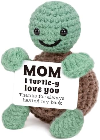 Christmas Birthday Gifts for Mom from Daughter Son, Mini Turtle Gifts