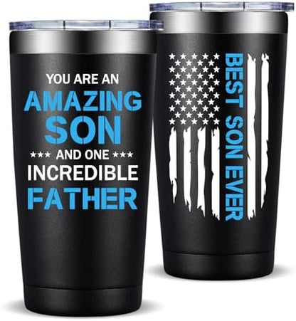 Fufandi Gifts for Son - You Are an Amazing Son Tumbler Cup 20oz