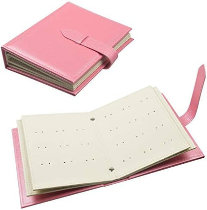 Fangoo Earring Organizer Book Design Earring Holder Travel Jewelry