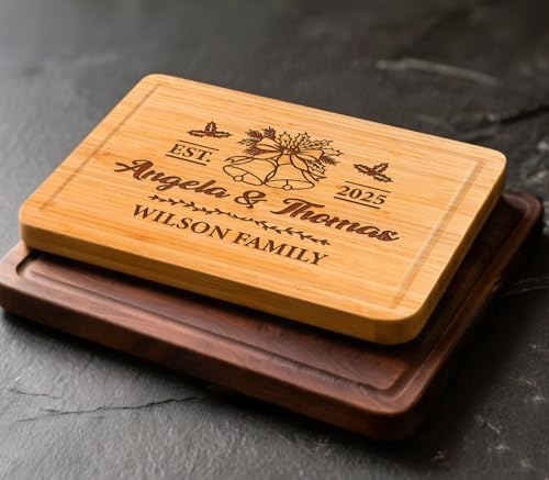 Personalized Wooden Cutting Boards, Couple Gifts for Christmas