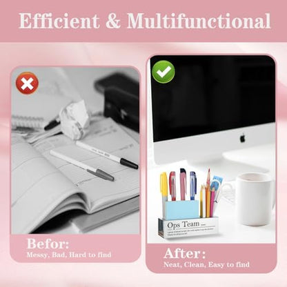Ops Team Appreciation Gift Stainless Steel Desk Organizer Note Pad