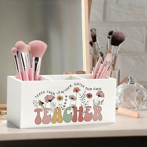 Teacher Appreciation Pen Pencil Utensil Holder for Women