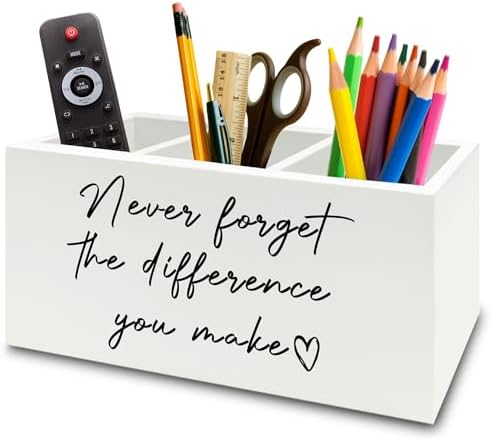 Difference Maker Gift Pen Pencil Holder Organizer for Desk, Thank You
