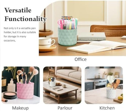 Cute Pencil Holders For Desk,360-Degree Rotating Pen Holders For Home