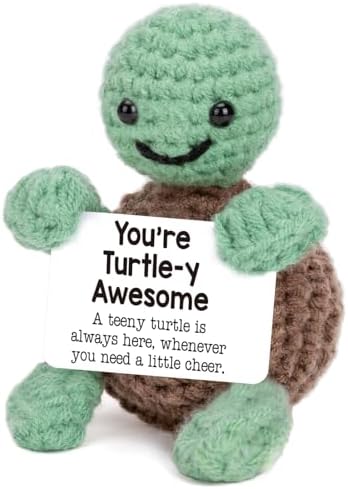 Mini Funny Turtle Birthday Gifts for Women Men Christmas, Thanksgiving