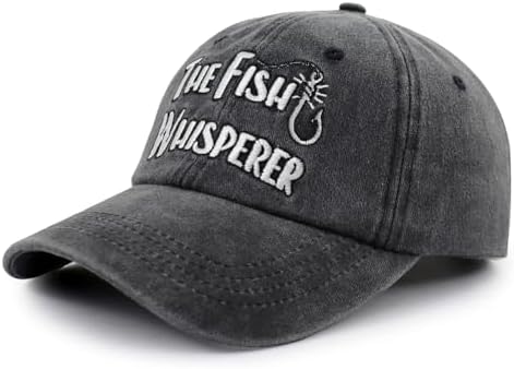 Tbstlumd The Fish Whisperer Hats for Men Women, Funny Adjustable
