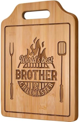 Brother Gifts for Brother Gifts Adult- Engraved Cutting Board