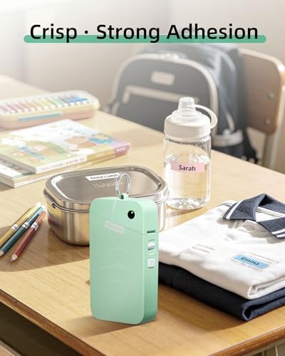 ORGSTA S001 Label Maker Machine with Tape, Portable Bluetooth Label