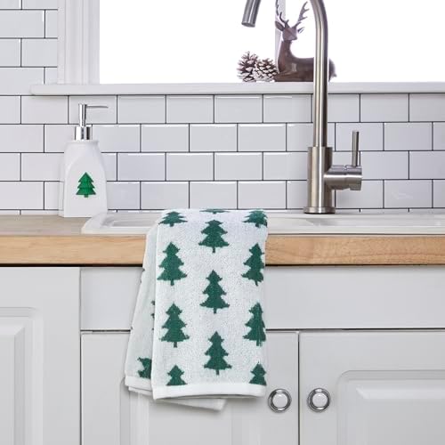 SKL Home Christmas/Winter Holiday Trees Hand Towel Set-2pc